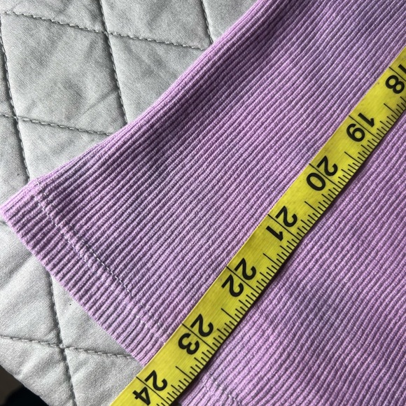 Alo Lavender Ribbed Tank Top - Picture 6 of 7